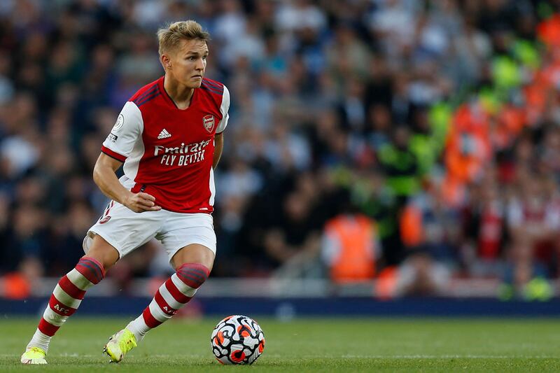 Martin Odegaard - 7: Spurs couldn’t deal with him in first half as he pulled strings in pocket between midfield and attack. Playing well for Gunners at the moment. AFP