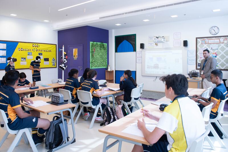 Pupils at Repton schools in the UAE are being introduced to blockchain technology. 
