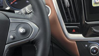 Chevrolet unveils its new 'selfie steering wheel'. Courtesy Chevrolet