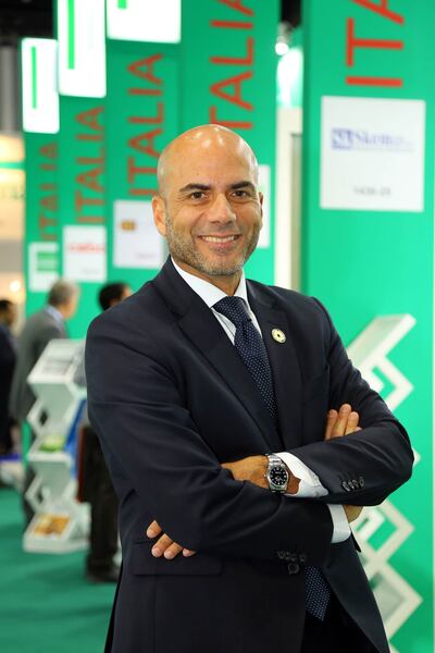 Amedeo Scarpa, Italian Trade Commissioner to the UAE, Oman and Pakistan. Photo: Italian Trade Agency