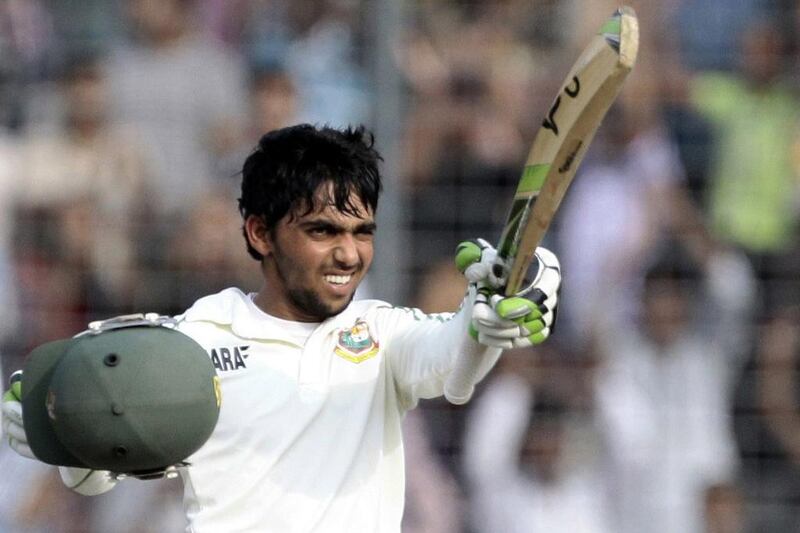 Mominul Haque built a 157-run partnership with Tamim Iqbal on the third wicket on Thursday. AM Ahad / AP
