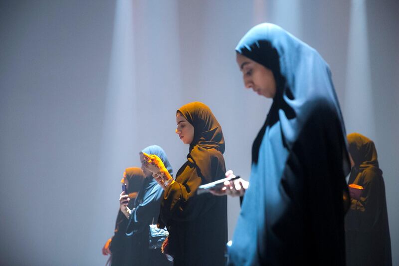 ABU DHABI, UNITED ARAB EMIRATES - OCTOBER 09, 2018. 

ABU DHABI, UNITED ARAB EMIRATES - OCTOBER 09, 2018. 

Interactive installation at Mohammed Bin Zayed Council for Future Generations sessions, held at ADNEC.

(Photo by Reem Mohammed/The National)

Reporter: SHIREENA AL NUWAIS + ANAM RIZVI
Section:  NA
(Photo by Reem Mohammed/The National)

Reporter: SHIREENA AL NUWAIS + ANAM RIZVI
Section:  NA