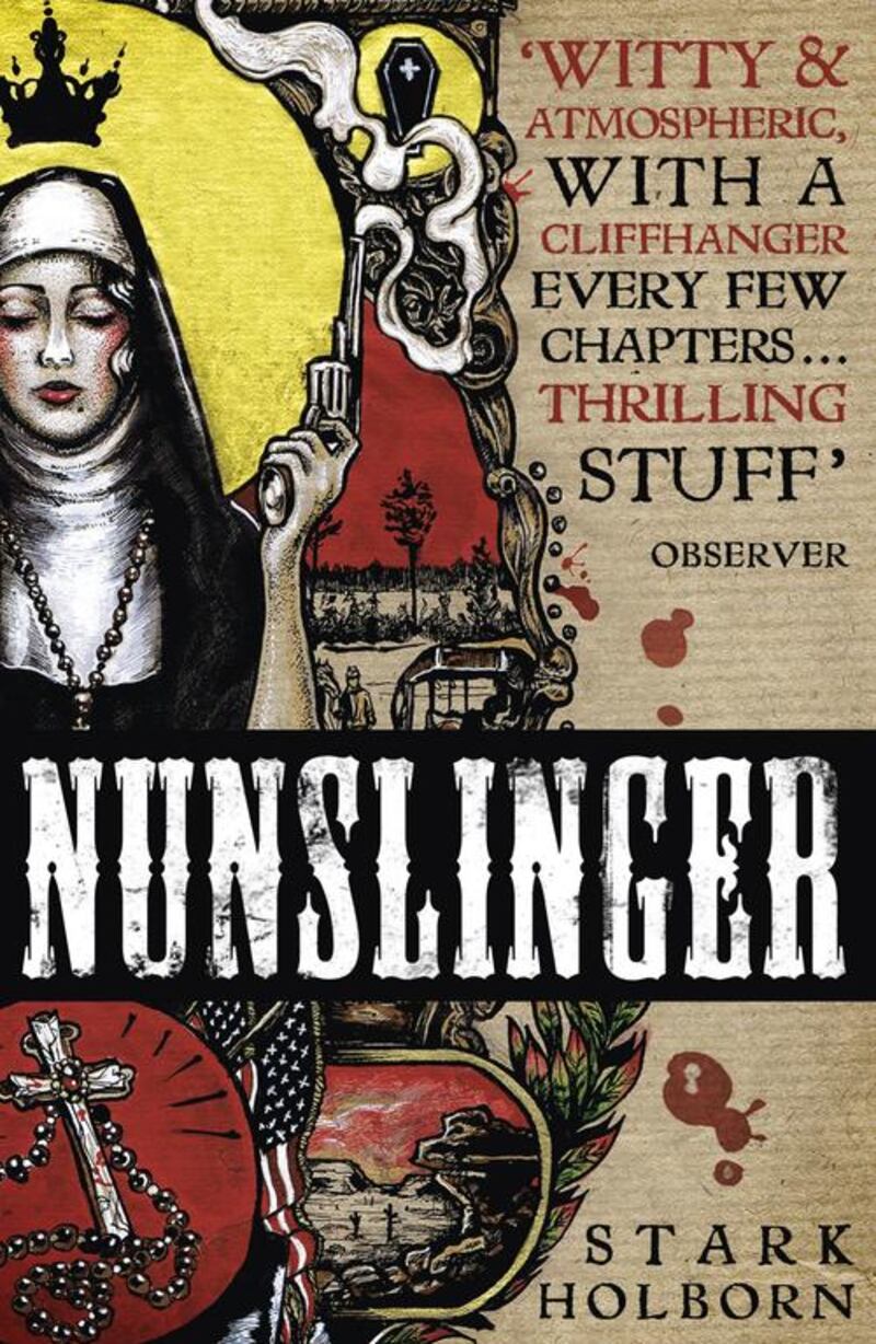 Nunslinger: The Complete Series by Stark Holborn. These 12 stories follow the adventures of Sister Thomas Josephine, who’s forced to go on the run after being stranded in Wyoming and falsely accused of murder. A wild Western set in 1864: critics have hailed it good, if rather silly, fun. (Hodder & Stoughton, December 4)