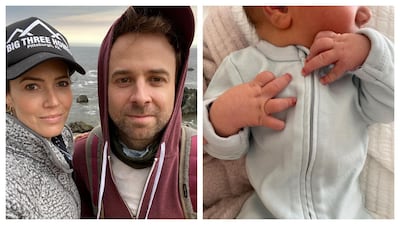 Mandy Moore and husband Taylor Goldsmith welcomed son August Harrison Goldsmith in February. Instagram 