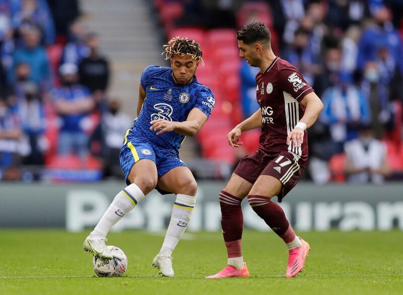 Reece James – 7. He might have been detailed to combat Vardy’s pace in defence, but he still managed to contribute to the forward effort at times. Reuters
