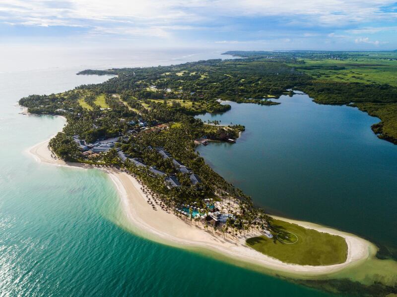 <p>The One&amp;Only Le Saint Geran&nbsp;resort from the air.&nbsp;One&amp;Only Le Saint Geran</p>
