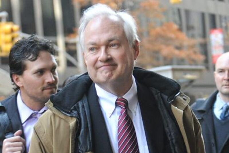 Players' Association executive director Donald Fehr arrives for fresh talks at the NHL's New York HQ.