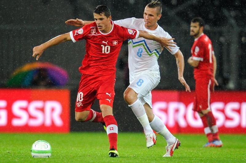 Granit Xhaka moved to Arsenal prior to Euro 2016, where he excelled for Switzerland. Sebastien Bozon / AFP