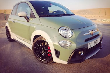 The Abarth 695 70th Anniversario is now available in the UAE for a starting price of Dh140,000.