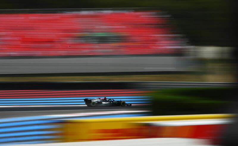 Mercedes' Valtteri Bottas will be third on the grid on Sunday. Getty