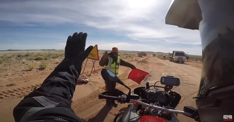 One of RJ’s first challenges was to embark on an Enduro tour in Morocco. credit: Royal Jordanian