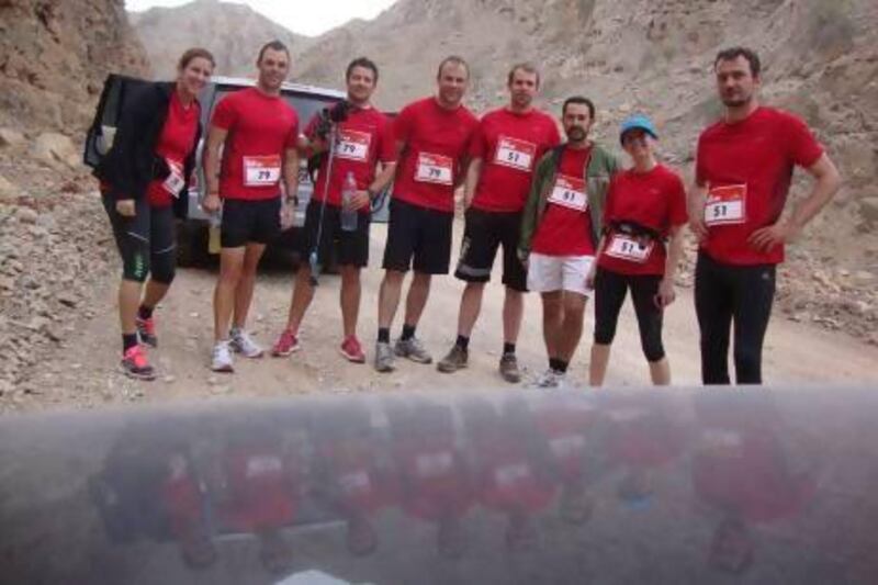 The Meetup group UAE Trekkers. Courtesy Amy Subaey