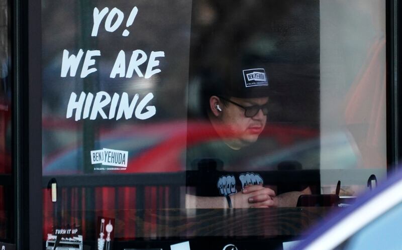 The US had a record 11.5 million job openings on the last day of March. AP