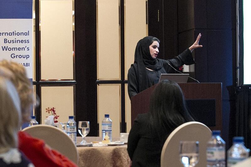 Abu Dhabi, United Arab Emirates. January 14, 2014///Souad M. Al-Hosani, President of Nexus and youngest Emirati female entrepreneur. Mona Al-Marzooqi/ The National Reporter: Lianne Gutcher Section: Business 