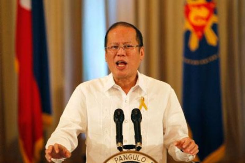 President Benigno Aquino announces the peace plan between the Philippine government and MILF to end decades long insurgency in the south of the country.
