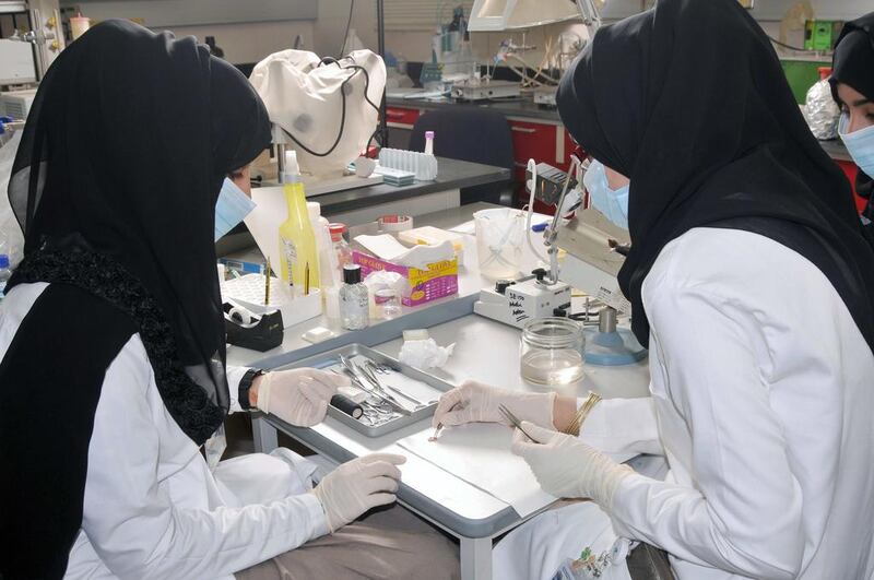 UAE University invested in its research and science programmes and has ranked as the country's top university in the Times Higher Education World Ranking. Courtesy UAEU