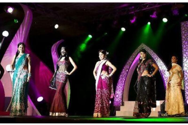 Miss India Australia Ankita Cheryl, left, impressed judges with her singing.