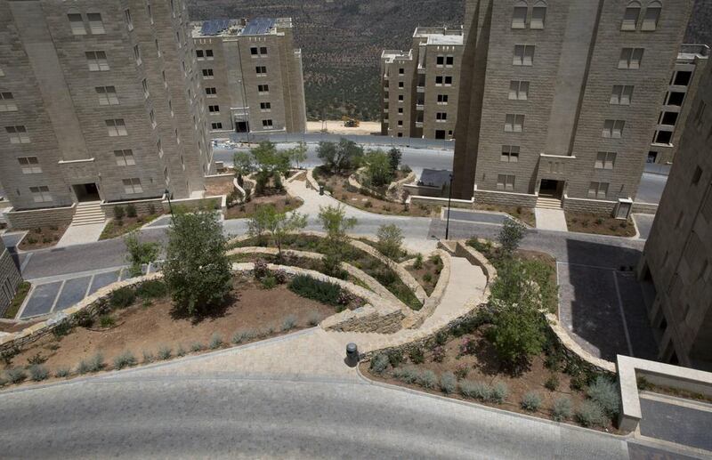 Buildings are under construction. Perched on a once desolate hilltop, it’s the first Palestinian city being built according to a modern urban design plan.