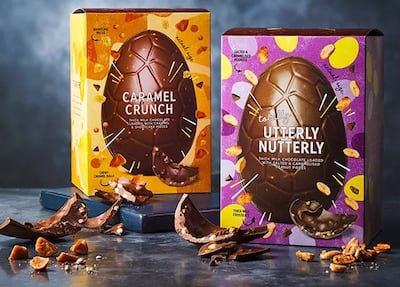 New Easter egg flavours are offered at Marks & Spencer. Photo: Marks & Spencer