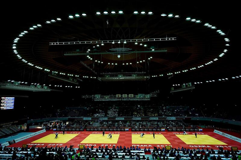 Day 1 at the Judo Grand Slam at the Maruzen Intec Arena Osaka in Japan on Friday, November 24. Getty