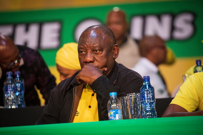 South Africa's President Cyril Ramaphosa is facing calls for mass protests over the country's electricity crisis. EPA