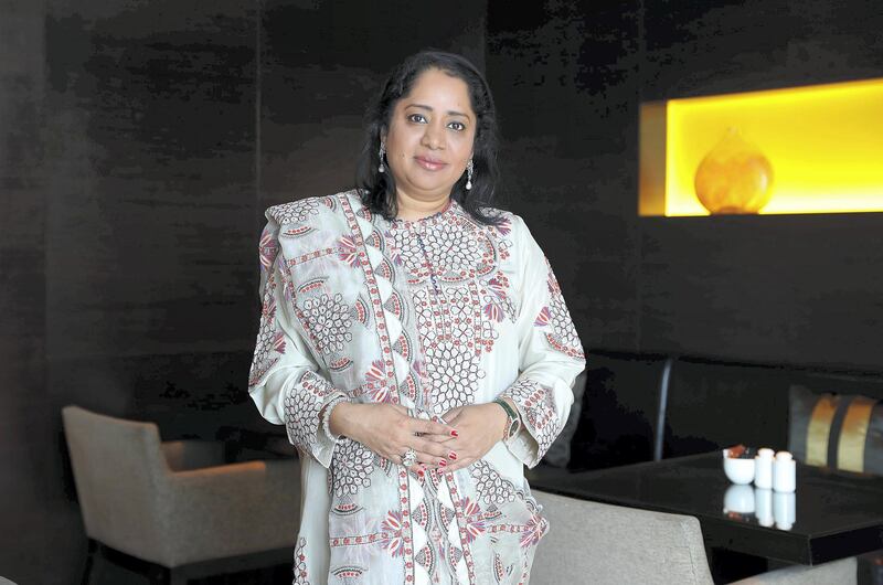 DUBAI , UNITED ARAB EMIRATES , FEB 22  – 2018 :- Priyanka Mittal , Director of KRBL Limited at the JW Marriott Marquis hotel in Dubai. ( Pawan Singh / The National ) For Business. Story by Alice