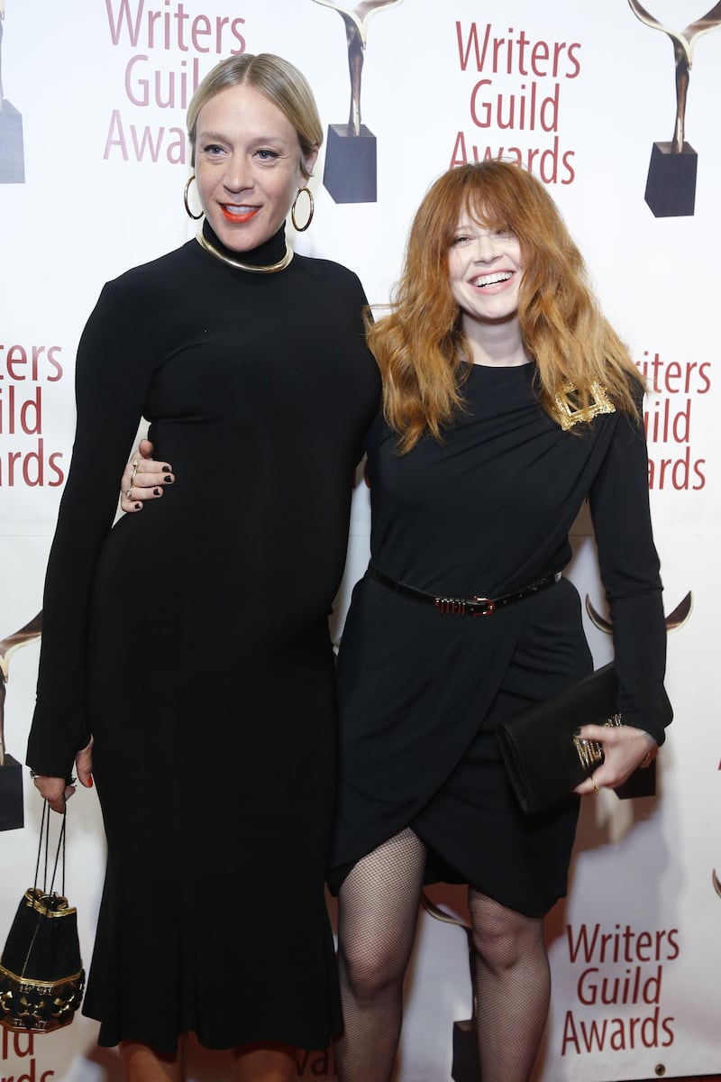 Chloë Sevigny and Natasha Lyonne attend the 72nd Annual Writers Guild Awards at Edison Ballroom in New York City. AFP