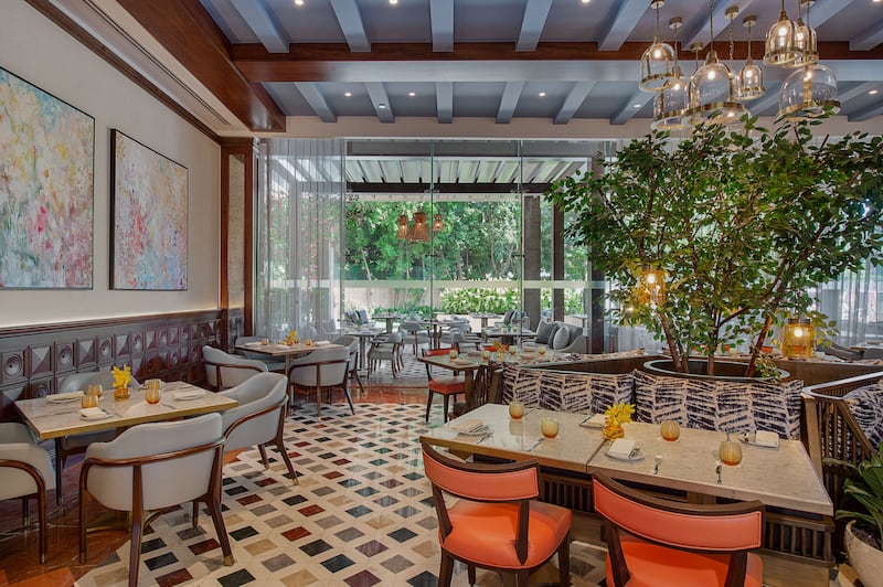 Brasserie Ayda is the hotel's all-day dining restaurant that serves Mediterranean dishes 