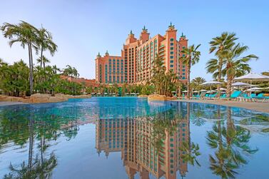 Dubai's Atlantis, The Palm is offering international visitors who stay more than five nights a free Covid-19 PCR test at the hotel before they check out. Courtesy Atlantis