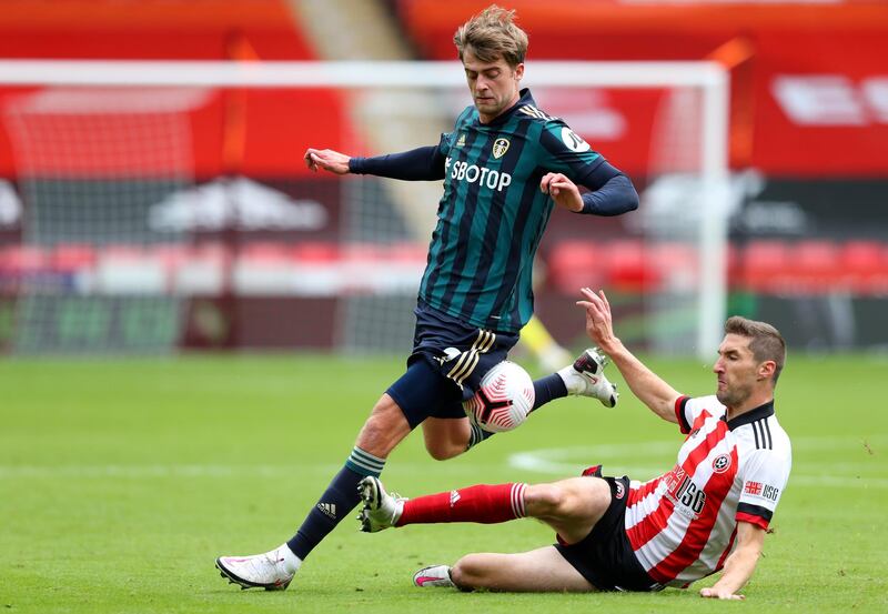 Patrick Bamford – 7. A third goal in three games at the start of the season was due reward, after he went close earlier with two headers and saw a shot saved by Ramsdale. AP
