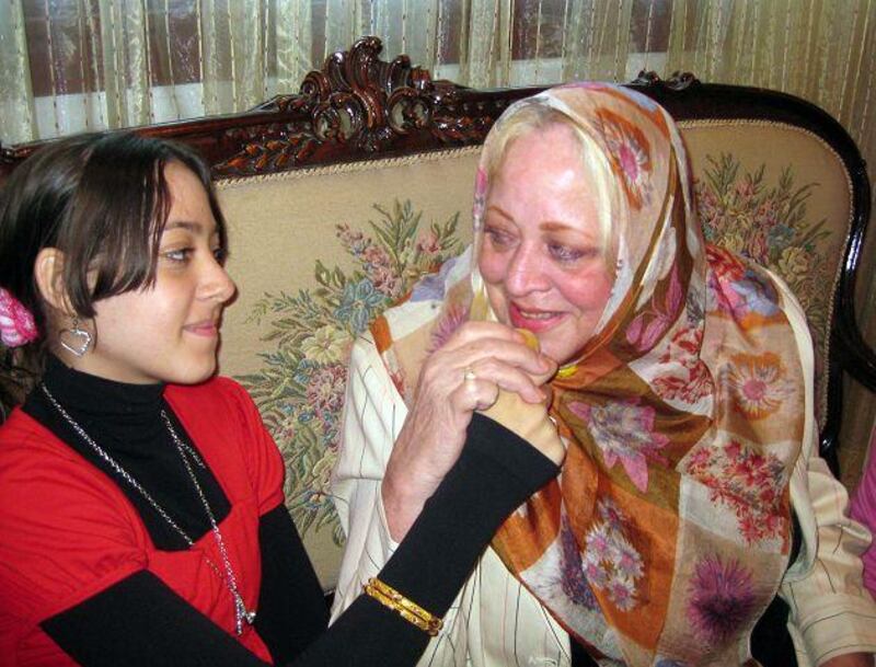Janet Greer with her daughter, Sarah El Gohary.