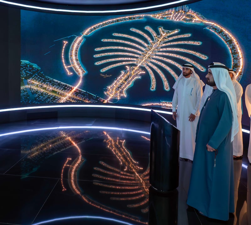 Sheikh Mohammed bin Rashid, Vice President and Ruler of Dubai, approves a new futuristic master plan for Palm Jebel Ali that will be twice the size of Palm Jumeirah