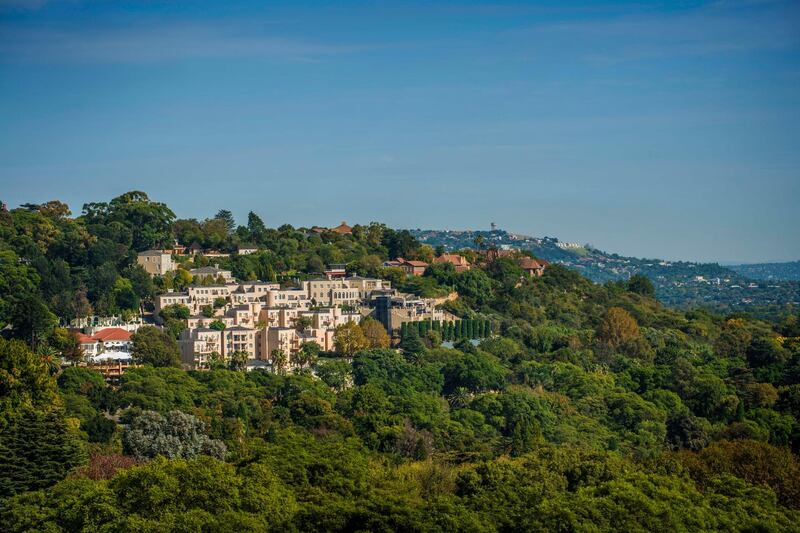 Exterior of Four Seasons Hotel The Westcliff, Johannesburg. Courtesy Four Seasons