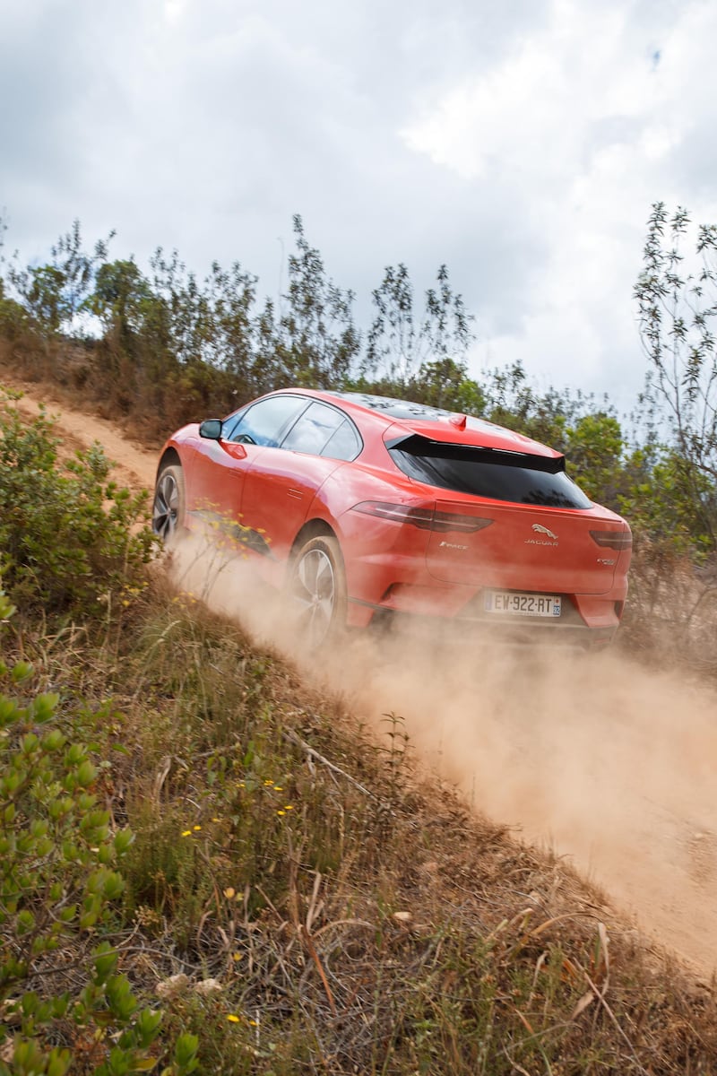 All-surface progress control aids the I-Pace off-road. Jaguar