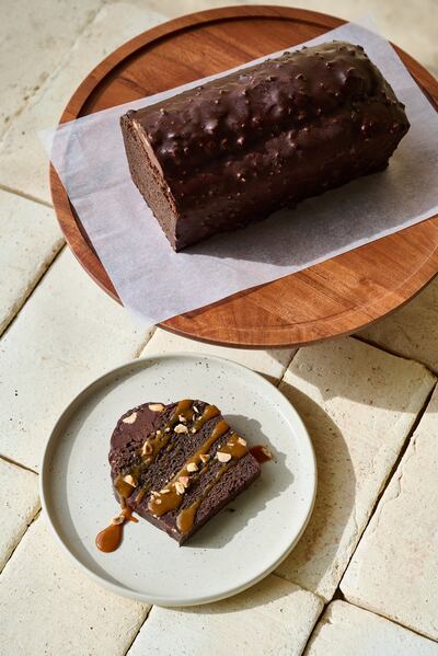 Chocolate fudge cake at Bageri Form.