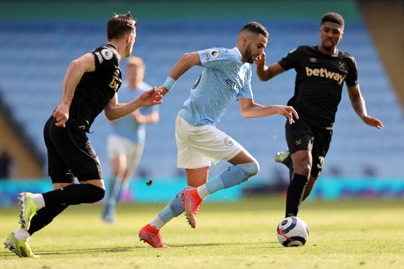 Riyad Mahrez - 8: Lively out on the right, but generally over hit final pass and looked likely to drift from match. Jolted into life to supply a clever pass to pick out Stones and put his side back into the lead. Proved to be the winner. Job done. AFP