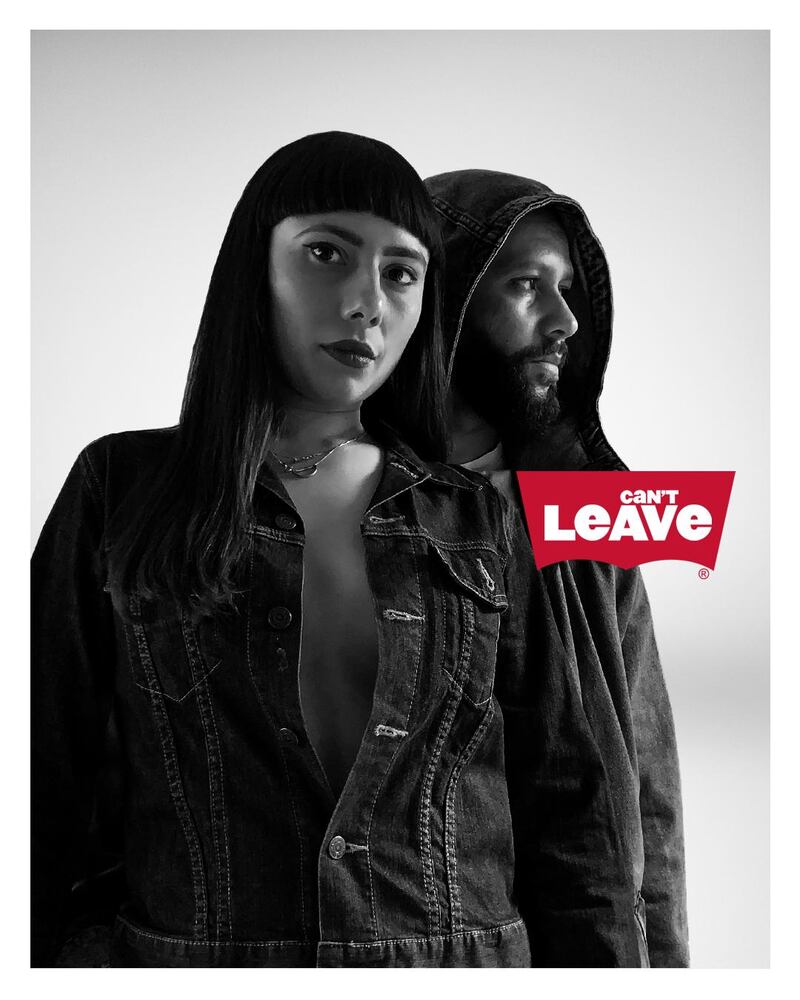 In this take on lockdown humour, the Levi's logo has been reconfigured to read "can't leave". Courtesy Donovan Goliath 