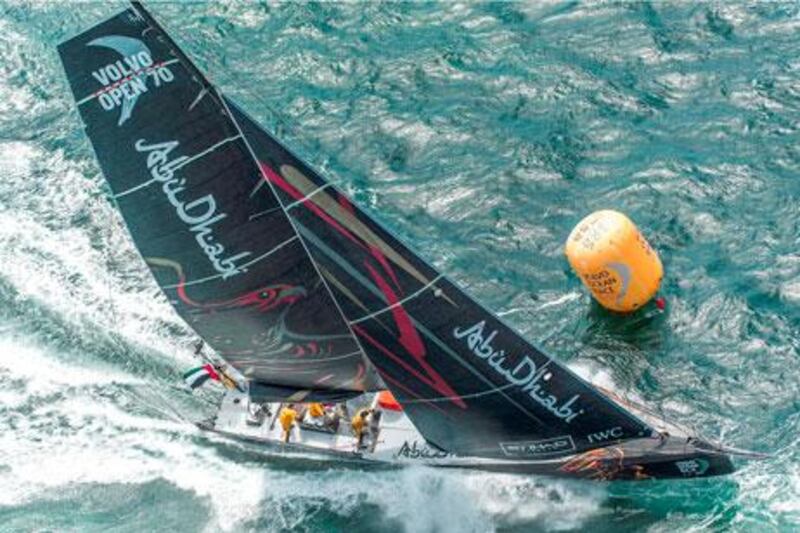 The crew of Azzam, the Abu Dhabi boat, will be finalised early next year. Courtesy Paul Todd / VOR