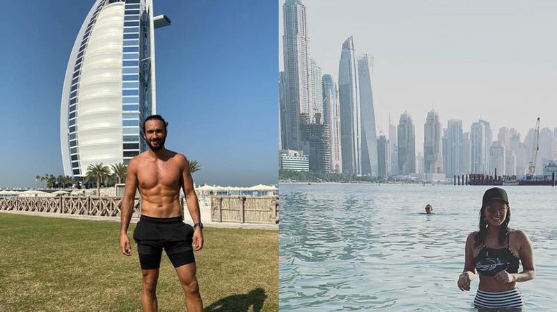 Joe Wicks and Sunny Leone have both been getting some Dubai sunshine this week. Instagram 