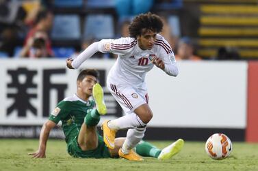 Omar Abdulrahman suffered a serious knee injury in October but has been passed fit to join up with the UAE squad. Courtesy UAEFA