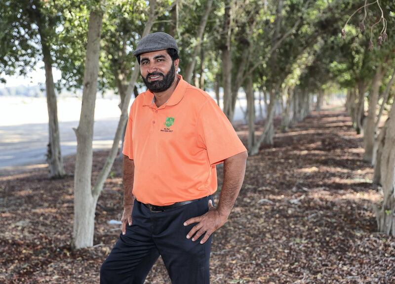 Abu Dhabi, U.A.E., January 15, 2018.  Al Ghazal Golf Course.  The first sand golf course in the UAE.  -- Gul Raziq.
Victor Besa / The National
NA
Reporter:  John Dennehy
