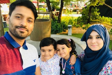 Riyas Peedekaran said the Dirham Stretcher group proved helpful for his family while doing online grocery shopping and when he needed to buy a birthday dress for his daughter. Courtesy Riyas Peedekaran