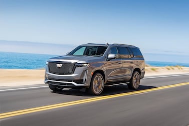 The 2021 Cadillac Escalade is 5.4-metres long, with an extended wheelbase Escalade ESV that drops in at 5.8 metres.