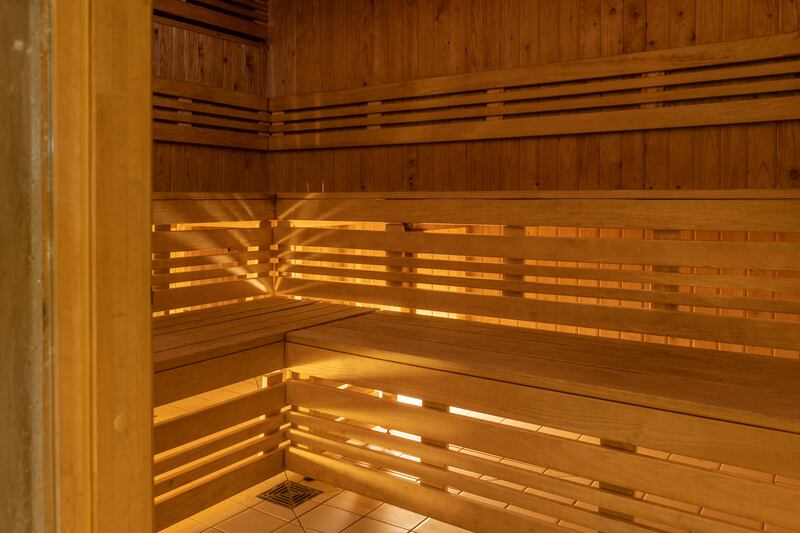Guests can make use of the sauna, steam rooms and spa treatment rooms