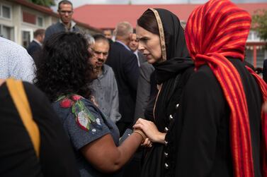 New Zealand Prime Minister Jacinda Ardern visited the Canterbury Refugee Centre in Christchurch following the attack. AFP