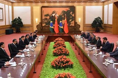 China and Brazil have put forward alternative peace proposals that call for Moscow and Kyiv to sit around the same table. AFP 