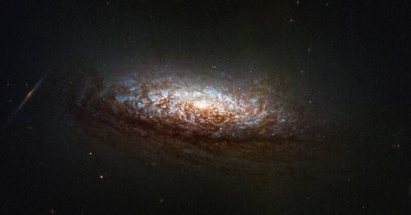 The Hubble Space Telescope has recorded images the galaxy NGC 1546, located in the constellation Dorado. Photo: Hubble / Nasa