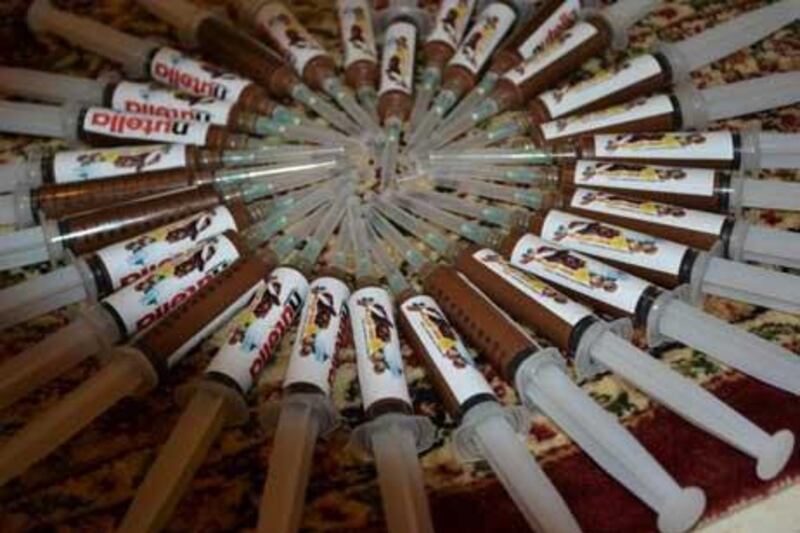 Syringes being marketed as a novelty treat have sparked health warnings.