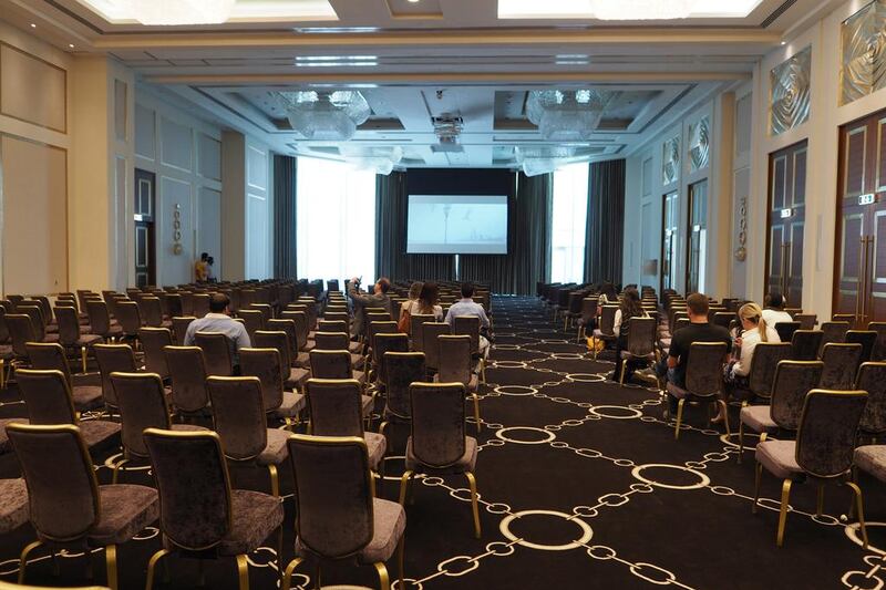 A ballroom located inside the Four Seasons Abu Dhabi. Delores Johnson / The National