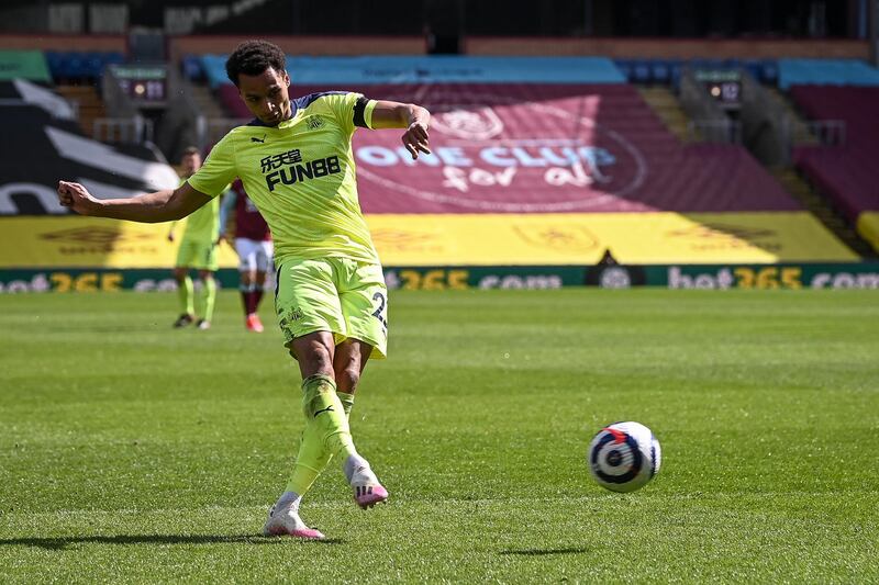 Jacob Murphy - 7: Started poorly at right wingback with control, positioning and tackling all letting him down and McNeil causing problems down his flank. Did produce one decent run and cross into box to provide chance for Gayle. Turned it all around with superb first-time finish into corner to level the scores just before the hour. EPA